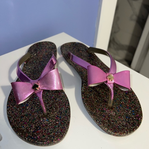 kate spade Shoes - Kate spade ♠️💖 Bow Pink Sandals 🩴